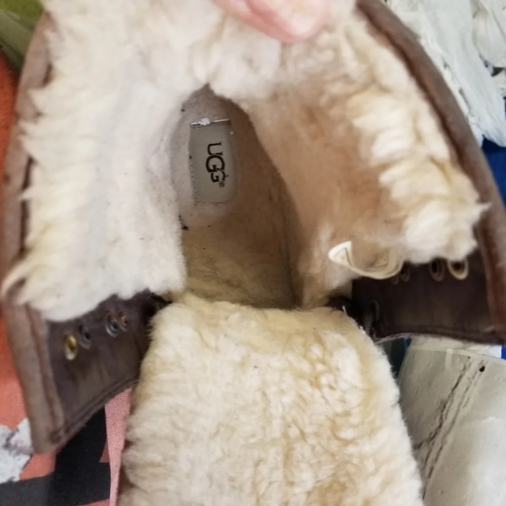 Ugg Hannen TL brown leather boots